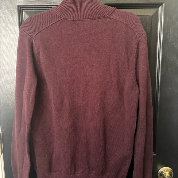 Banana Republic Burgandy Sweater Soft Knit M - Picture 4 of 5